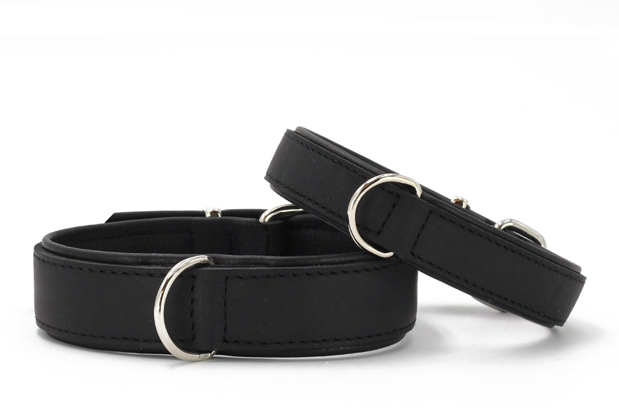 Halsband Klassik Premium Schwarz