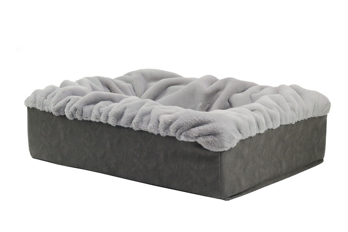 Hundebett Buddelbox Grau