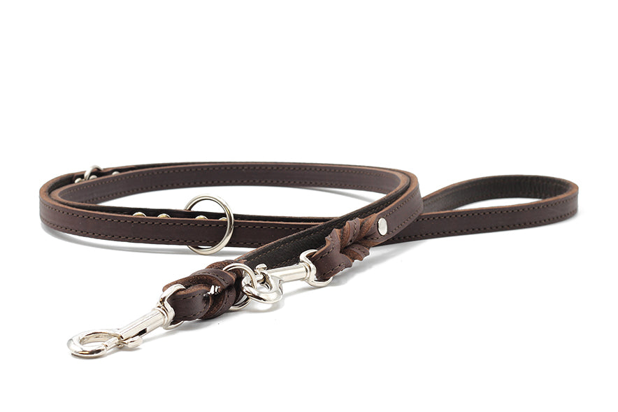 Lederleine Klassik Premium 2m Silber