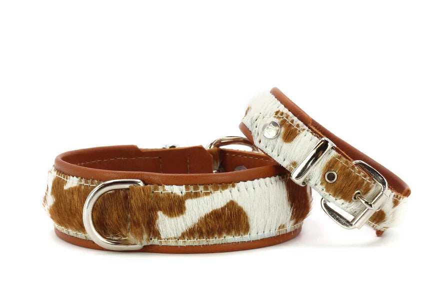 Halsband Kuhfell
