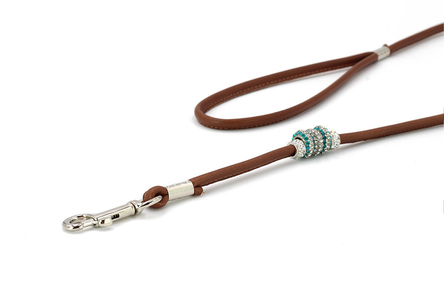 Showleine Fein 1m mit Perlen